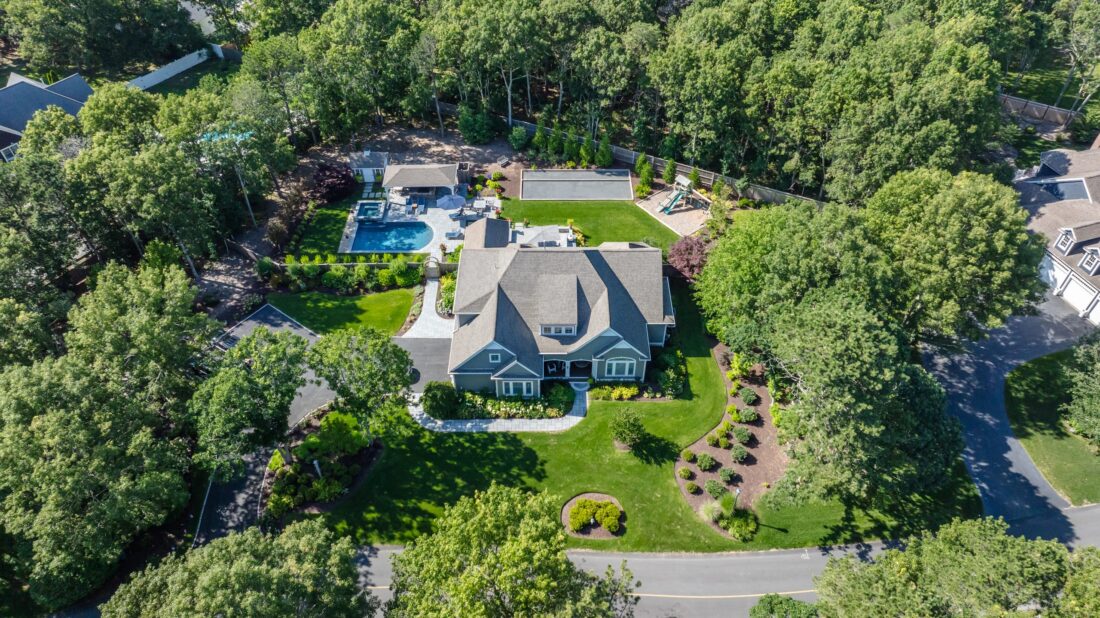 Eagle Drive, Mashpee landscaping project, photo 1 of 14