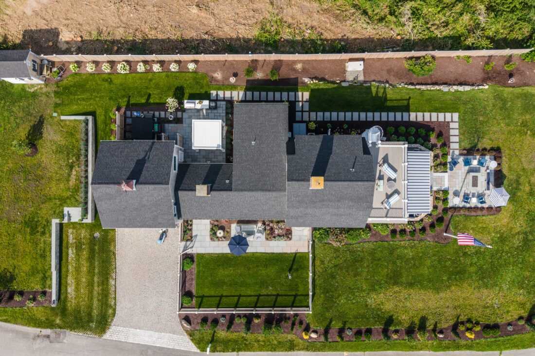 Harris Meadow Lane, Barnstable landscaping project, photo 1 of 13