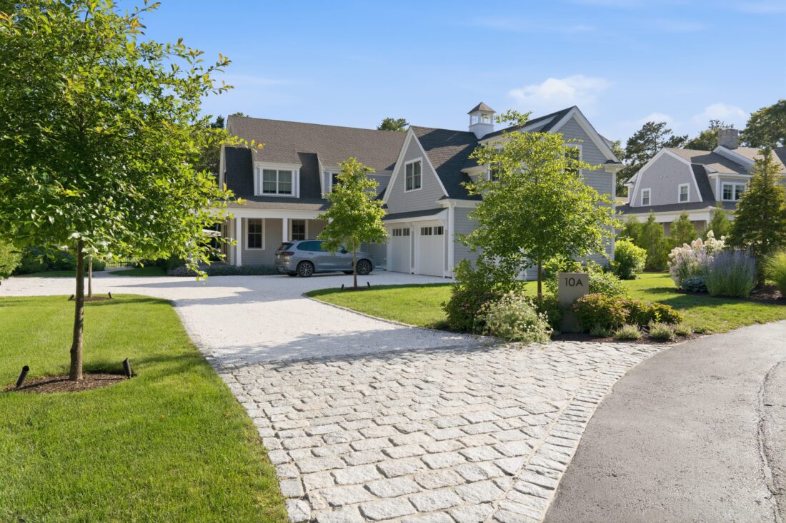 Teal Circle, Mashpee landscaping project, photo 1 of 15
