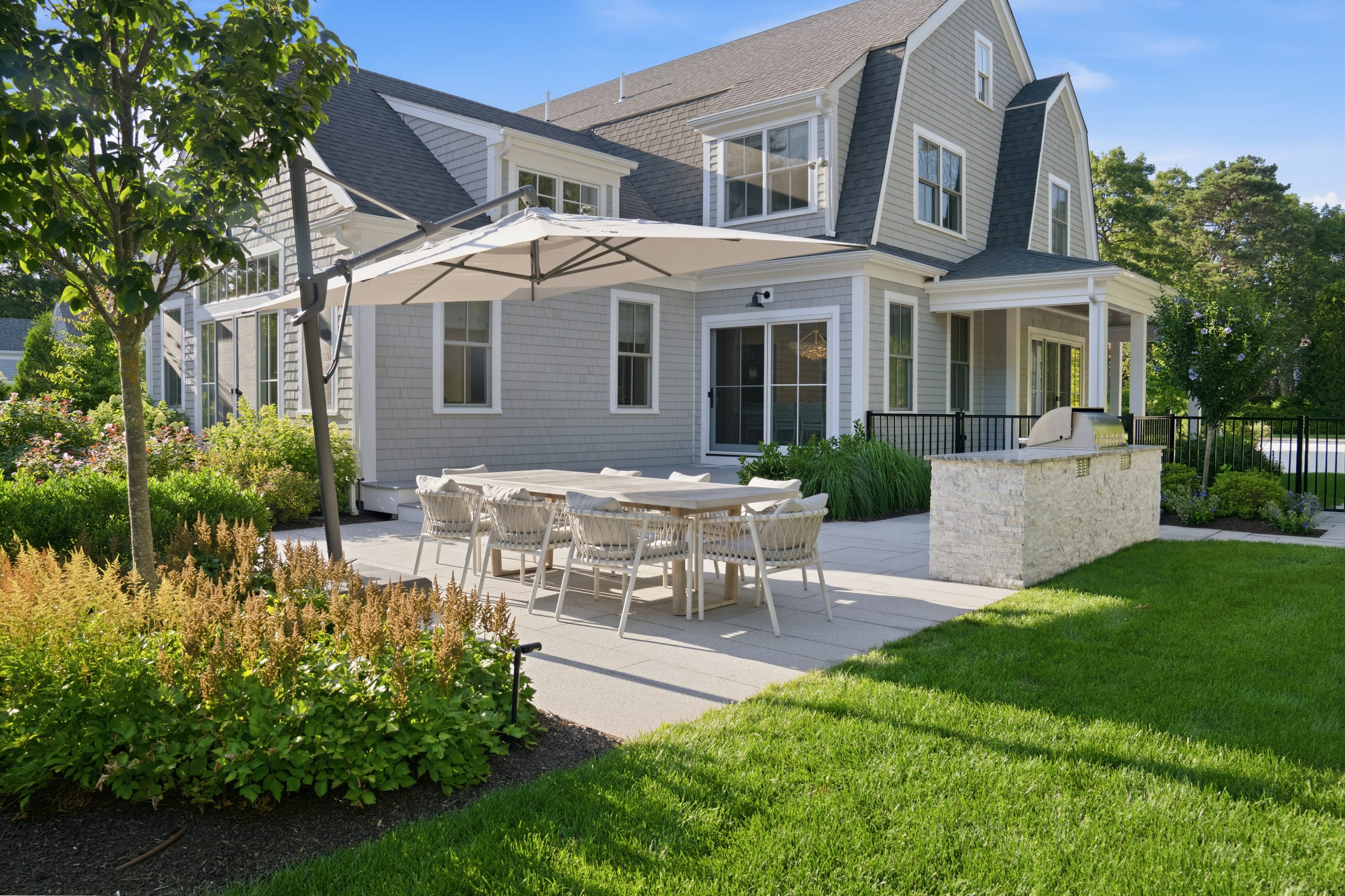 Teal Circle, Mashpee landscaping project, photo 4 of 15