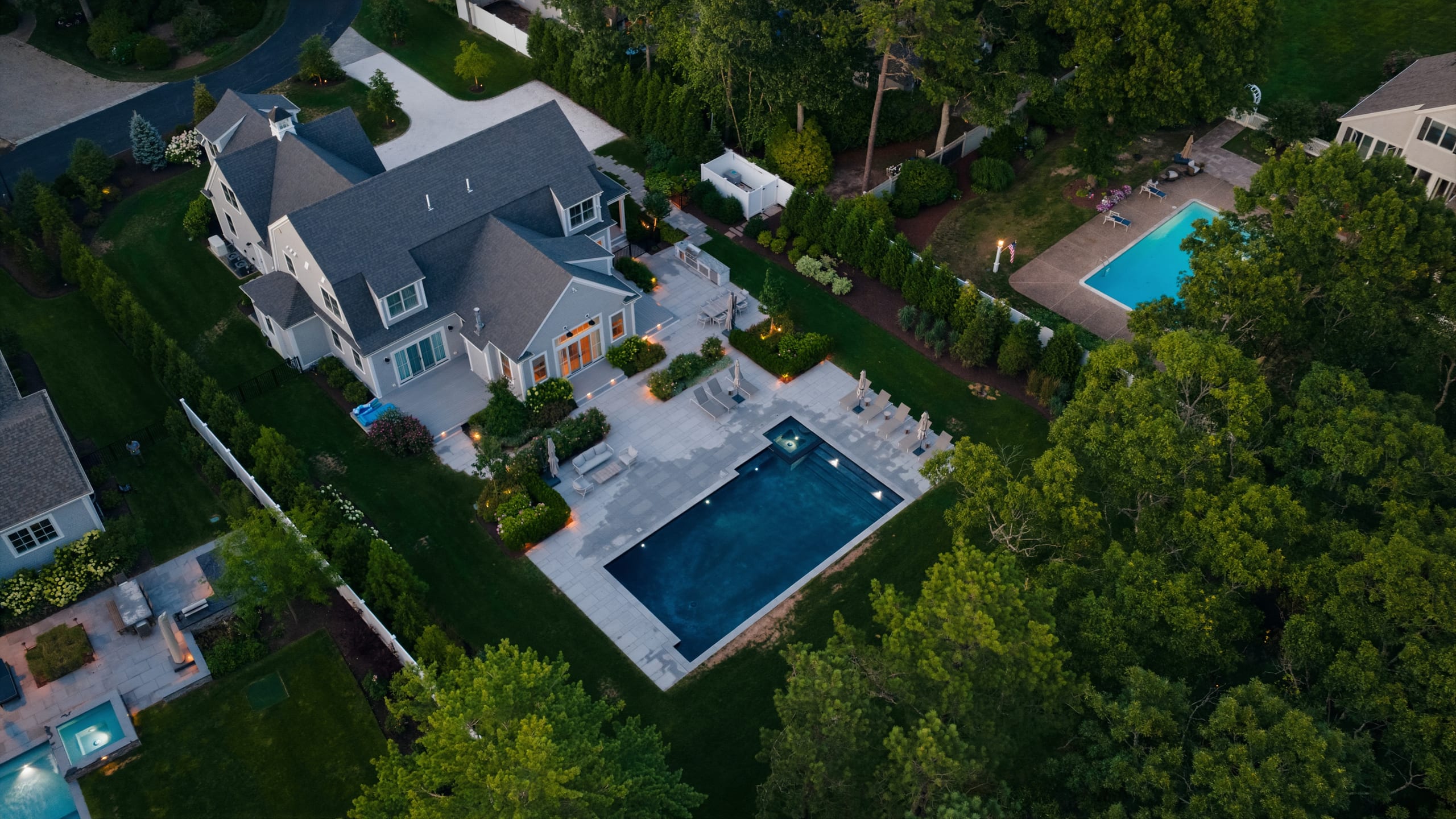 Teal Circle, Mashpee landscaping project, photo 7 of 15