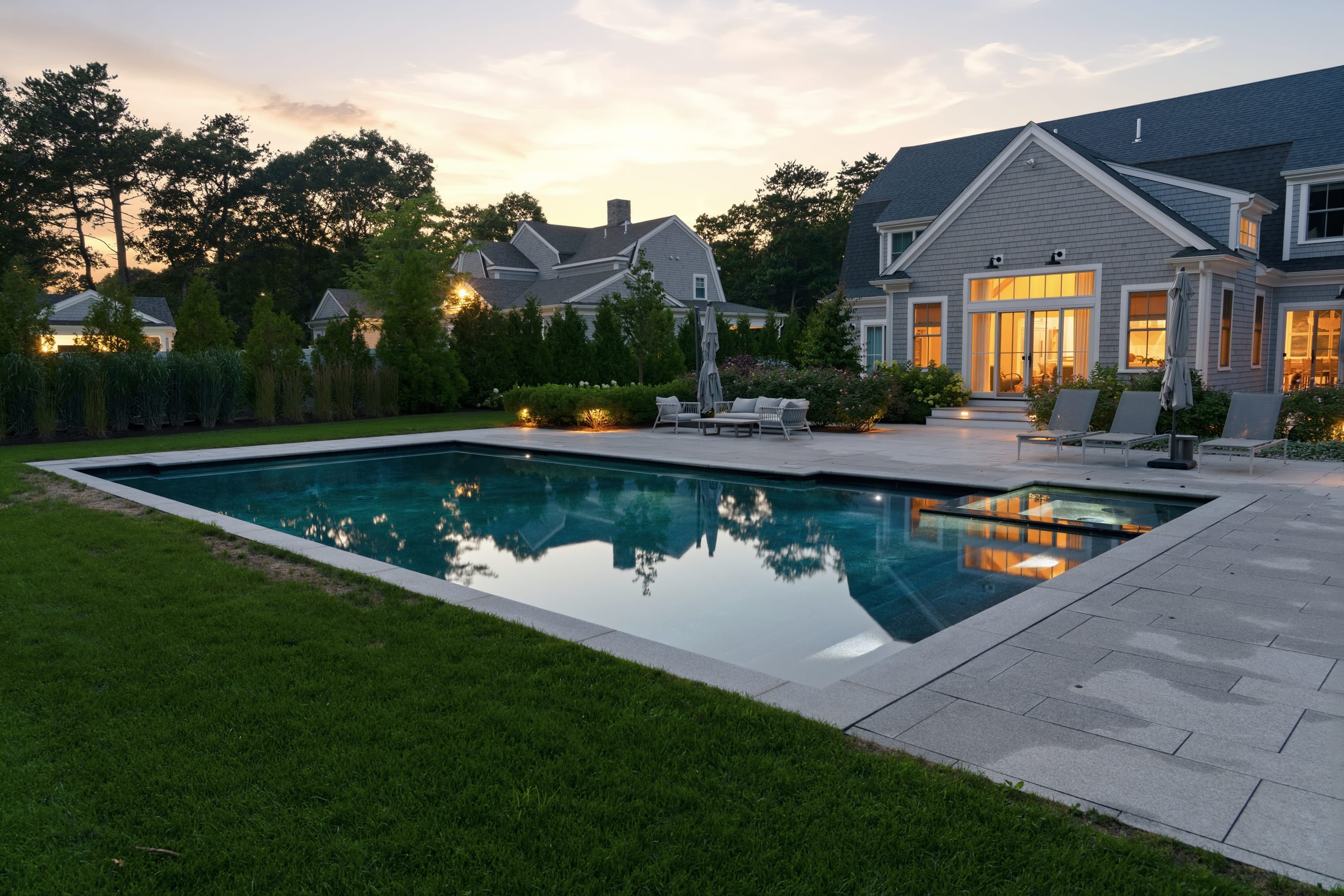Teal Circle, Mashpee landscaping project, photo 9 of 15