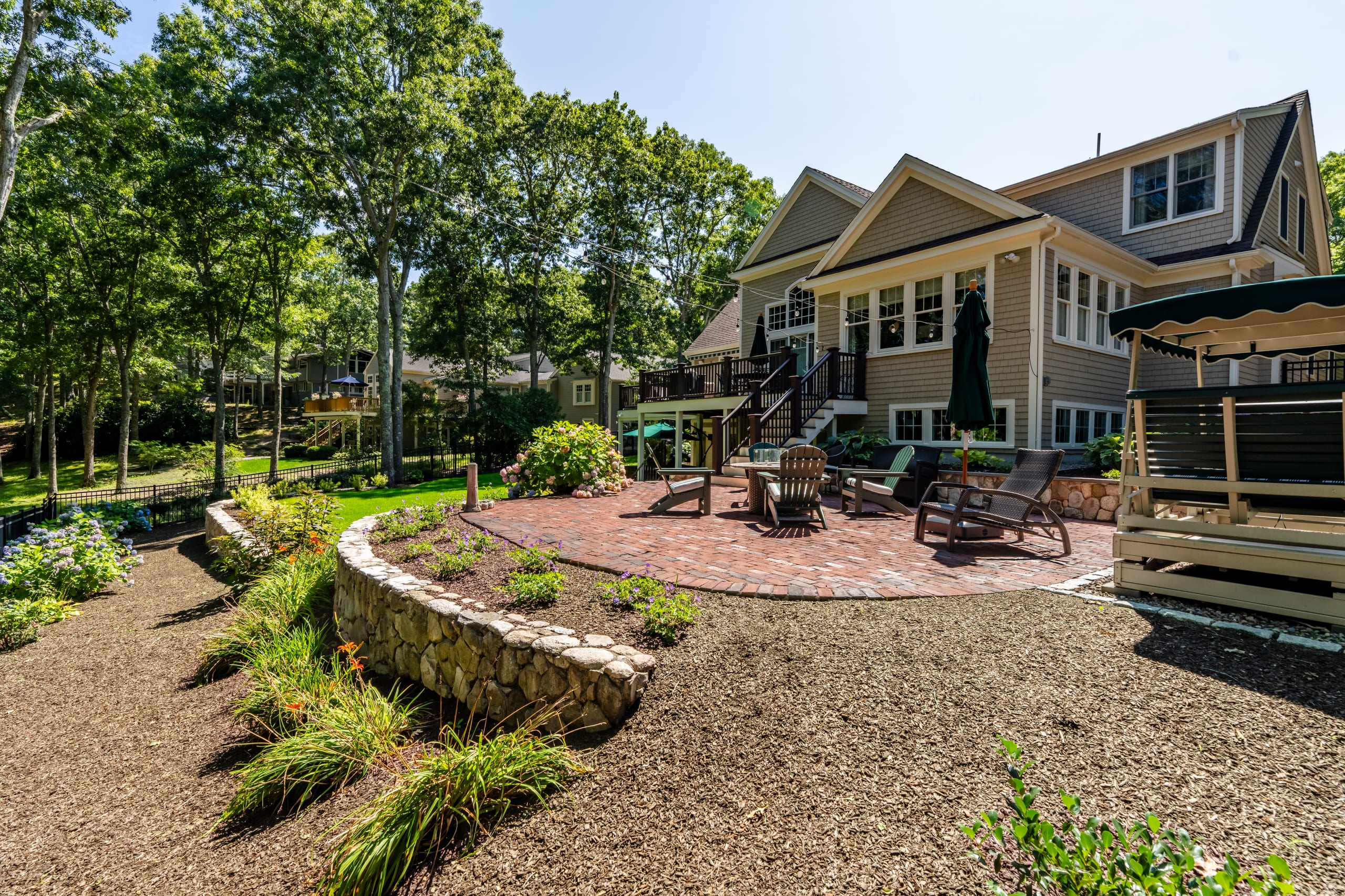 Troon Way, Mashpee landscaping project, photo 7 of 8